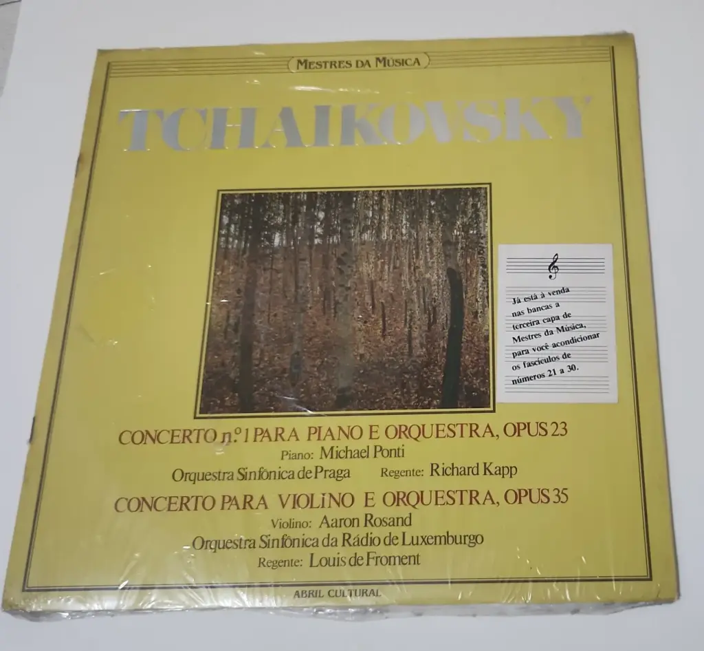 Tchaikovsky - Mestres da Música LP Lacrado