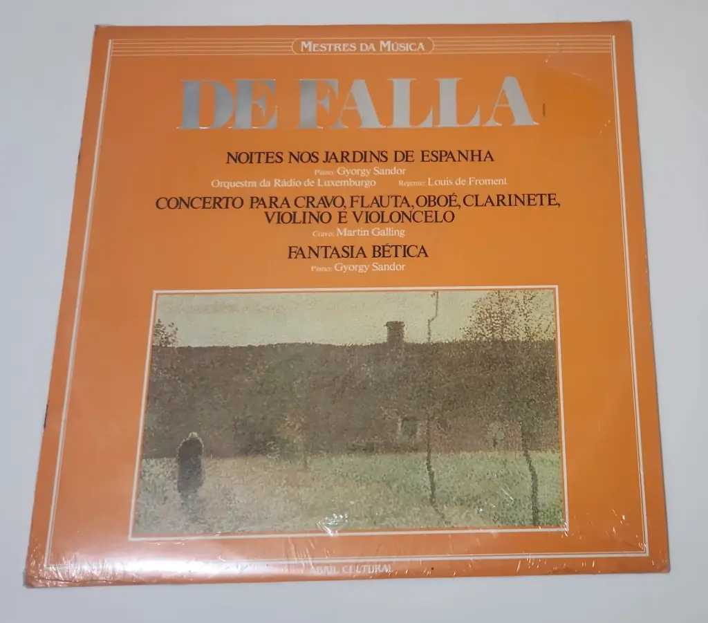 De Falla - Mestres da música LP lacrado