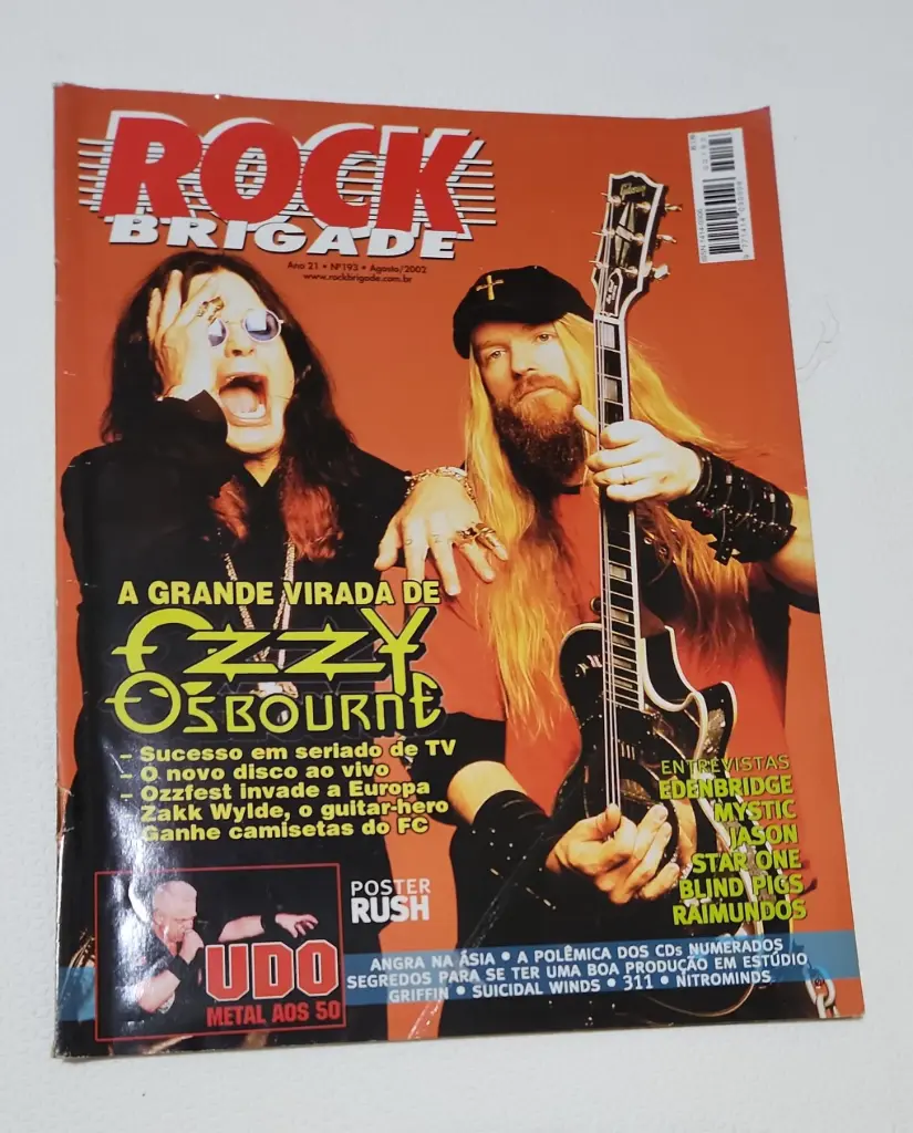 Rock Brigade - Agostoo 2002 (Nº193)