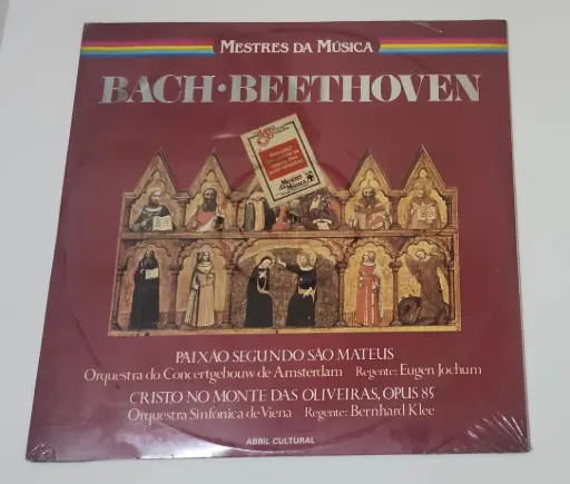 Bach - Beethoven - Mestres da Música LP duplo Lacrado