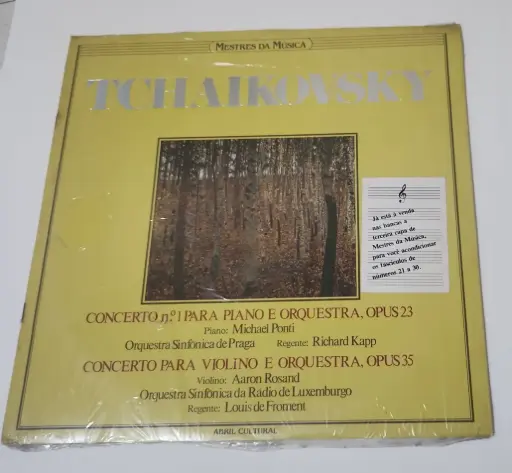 Tchaikovsky - Mestres da Música LP Lacrado