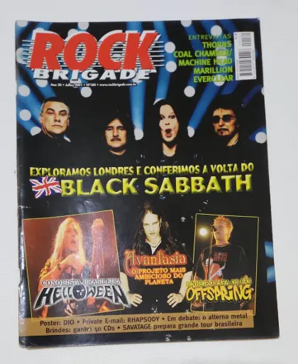 Rock Brigade - Julho 2001 (Nº180)